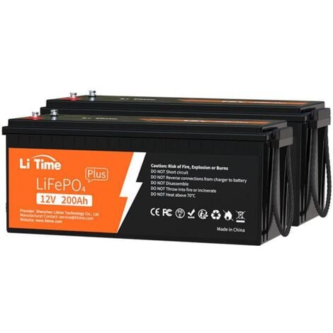 ECO-WORTHY Batterie Lithium 12,8V 260AH Batterie LiFePO4 avec 6000+ Cycles  et Protection BMS pour Système Solaire, Camping-Car, Bateau : :  Commerce, Industrie et Science