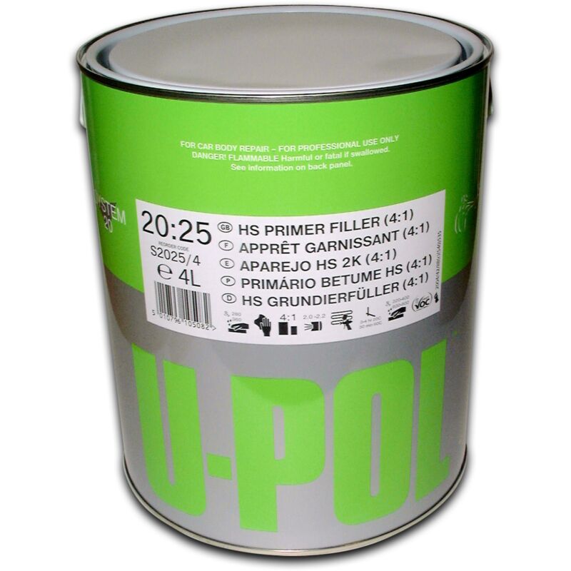 UPOL - Apprêt garnissant gris 1 litre - S2025/1