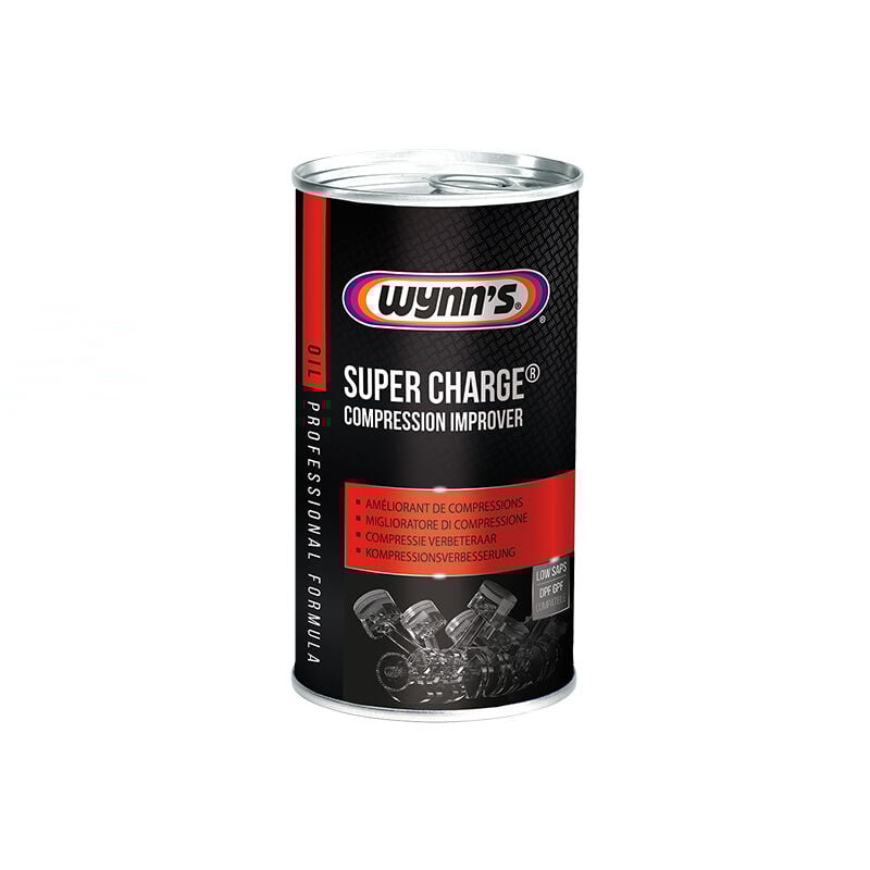 WYNN'S - Additif huile véhicules kilométrés - Super Charge® - 325 ml - WL74941 - Ce produit de marque WYNNS est neuf.