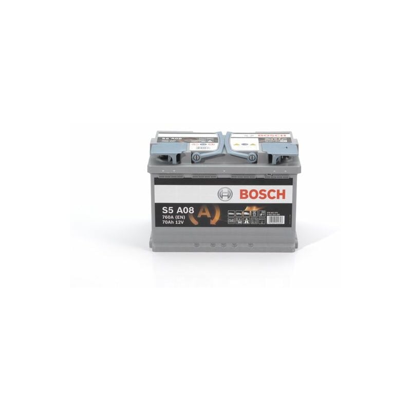 Batterie de voiture Bosch S4008 - 74A/h - 680A - pour véhicules sans  système start-stop