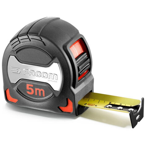 FACOM Mètre À Ruban 5 m - 897A.528PB - Revêtement Mylar Boîtier Grip