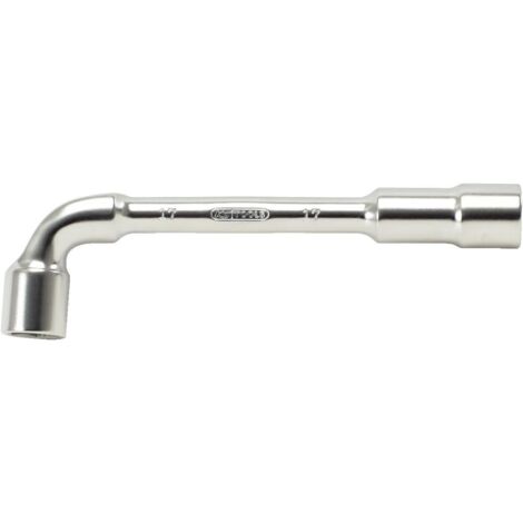 Ks Tools – Clé à pipe débouchée 23 mm – Acier Chrome Vanadium – Finition satinée – Tête coudée 90° pour espaces restreints – Couple élevé (1/10)