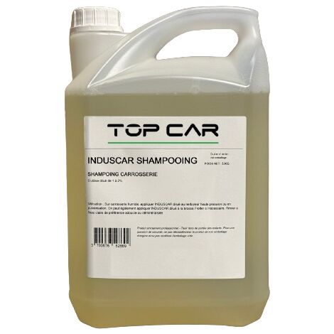TOPCAR - Shampoing carrosserie INDUSCAR - Bidon de 5kg - 588025407 - Ce produit de marque TOPCAR est neuf. (1/3)