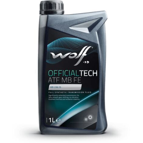 WOLF - Huile de transmission OFFICIALTECH ATF MB FE - Bidon d'1 litre - 8336140 - Ce produit de marque WOLF est neuf.