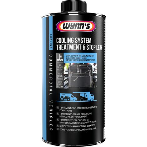Liquide de refroidissement anti-fuite 1L – Stoppe les fuites radiateur et joint de culasse – Protection contre rouille et corrosion – Compatible tous moteurs – Wynns