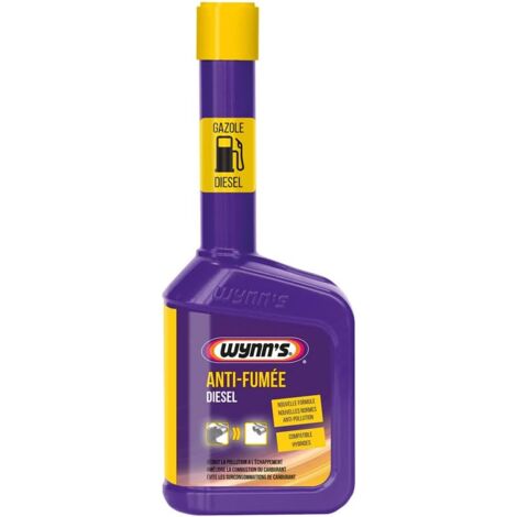 Additif traitement anti fumée diesel 325 ml – W67971 – Traite jusqu'à 60 litres – Compatible moteurs 4 temps diesel – Wynns