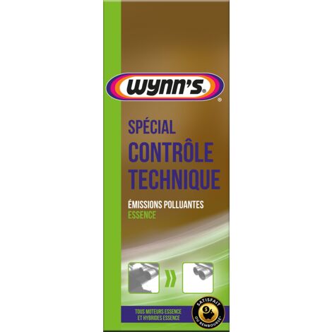 WYNN'S - Additif spécial Contrôle technique Essence - 325 ml - W31176 - Ce produit de marque WYNNS est neuf.