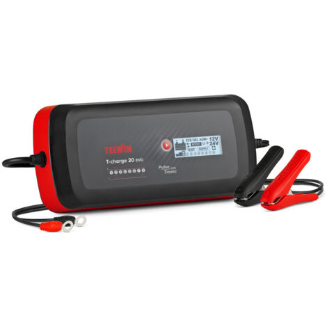 Chargeur de batterie T-Charge 20 EVO - 12V/24V - TELWIN - 807596 (1/5)