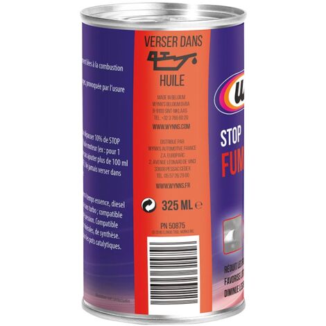 WYNN'S - Additif huile stop fumée - 325 ml - W50875 - Ce produit de marque WYNNS est neuf.