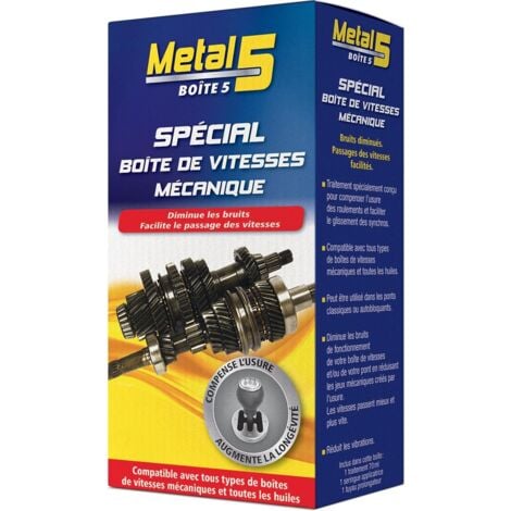 METAL 5 - Additif spécial boîte de vitesse mécanique - 70 ml - BVM5B - Ce produit de marque Metal 5 est neuf.