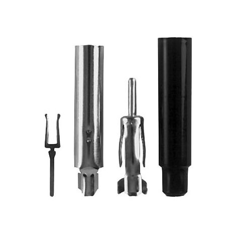 Topcar – Kit de réparation d'antenne pour voiture – Embouts mâle/femelle DIN – Montage facile – Compatible avec antennes standards