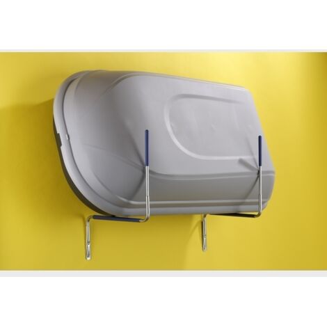 Mottez – Crochet de rangement coffre de toit B126P – Universel – Charge max 20 kg – Design pivotant et rabattable – 1 jeu de 2 crochets