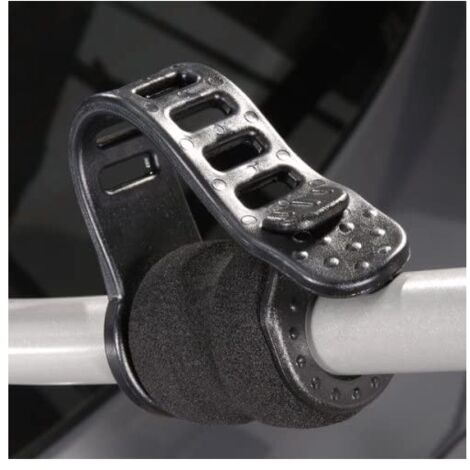 Porte-vélos Hayon Mottez 1 Vélo - Fixation Rapide Sans Outils, Gris