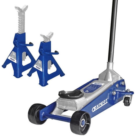 EXPERT - Pack levage Cric 3T + 2 chandelles 3T Expert by Facom - E200142 - Ce produit de marque Expert est neuf.