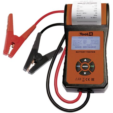 GYS – Testeur de batterie PBT550 24199 – Écran LCD rétroéclairé – Compatible batteries 30-200Ah – Imprimante thermique intégrée - 024199GYS (1/3)