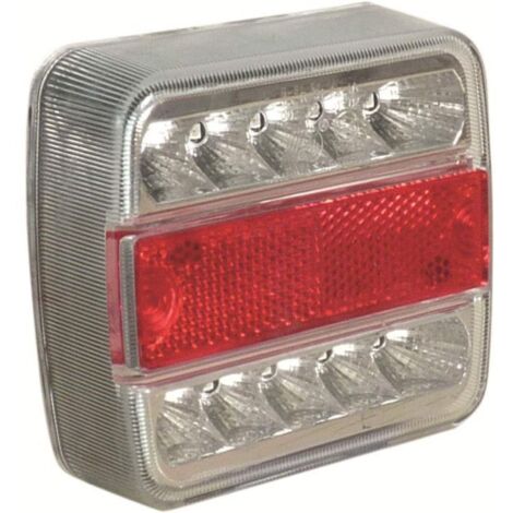 Feu arrière LED - TOPCAR - 17250 - 4 fonctions - Gris - Universel