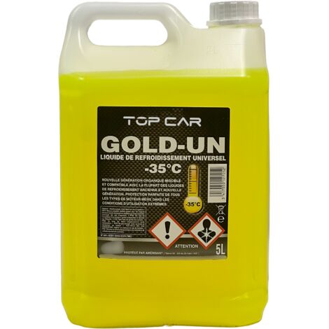 TOPCAR - Liquide de refroidissement universel -35°C - Bidon de 5 litres - 0005002074