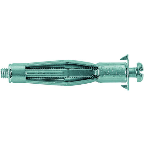 Fischer – Boite de 50 chevilles hdm 4/21 62305 – Pour panneaux de 3 à 50 mm d'épaisseur – Fixation de lampes et étagères légères