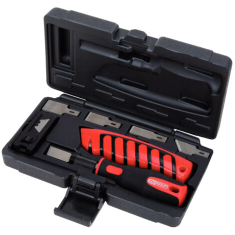 KS Tools - Jeu de grattoirs et cutters - 27 pcs - 907.2200