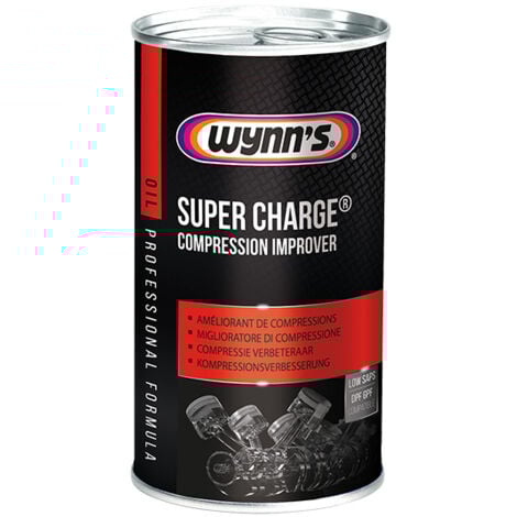 WYNN'S - Additif huile véhicules kilométrés - Super Charge® - 325 ml - WL74941 - Ce produit de marque WYNNS est neuf.