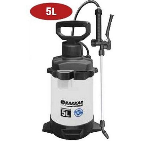 Drakkar Equipement – Pulvérisateur 5L joint viton – Lance aluminium – Tuyau flexible 2m – Pulvérisation de produits chimiques – 18669 (1/5)