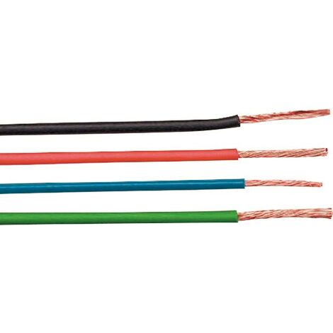 01272055 Fil électrique souple H05V-K 1mm² rouge 100m