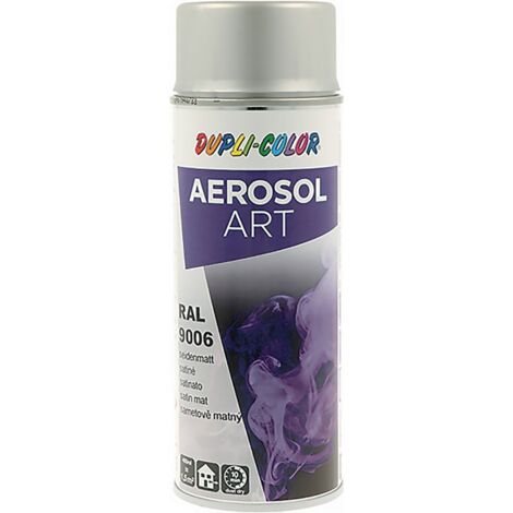 Spray de peinture en aérosol Art blanc alu. satinée RAL 9006 400 ml