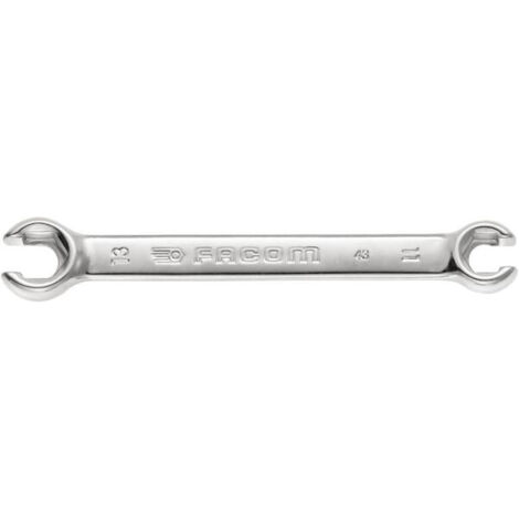 Facom Clé à anneau double à extrémité ouverte 12x14 mm avec bord d'arrêt