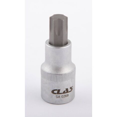 Douille embout torx T55 L.55mm 1/2'' CrV - SA 0269 - CLAS Equipements (1/3)