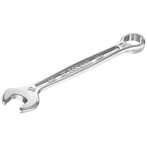 Facom – Clé mixte OGV 25mm – Profil 12 points – Longueur 274mm – Angle de tête 15° – Finition chrome satiné pour durabilité