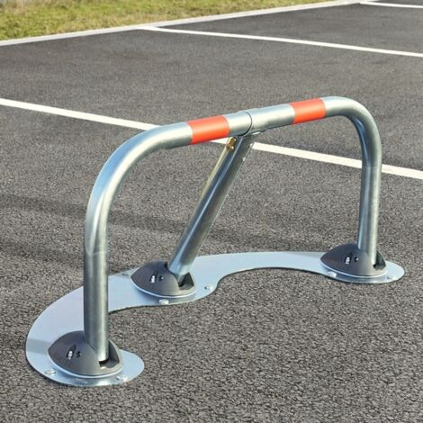 Mottez, Barrière de parking, à clouer, avec serrure à cylindre