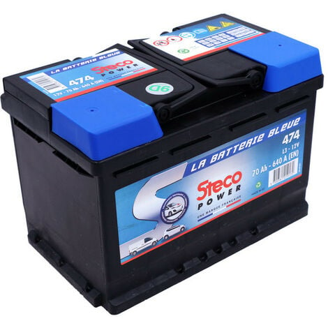 Batterie 12V 70Ah 640A STECO 474