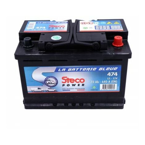 Batterie 12V 70Ah 640A STECO 474