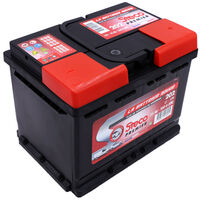 Stecopower – Batterie 12V 55Ah 560A – 202 – Technologie plomb-acide – Longueur 207mm – Pour applications solaires et éoliennes