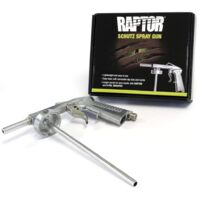 Pistolet pneumatique léger pour application de revêtements anti-gravillons – Se visse sur bouteilles – Usage professionnel – Raptor