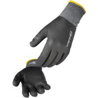 SINGER - Paire de gants nitrile mousse tout enduit - Support polyamide/Elasthanne sans couture - Jauge 15 - Taille 9 - NYMFIT02