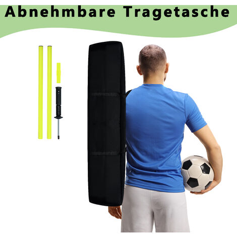 Vkechh Slalomstangen Set - 6 Stück Fußball Trainingshütchen