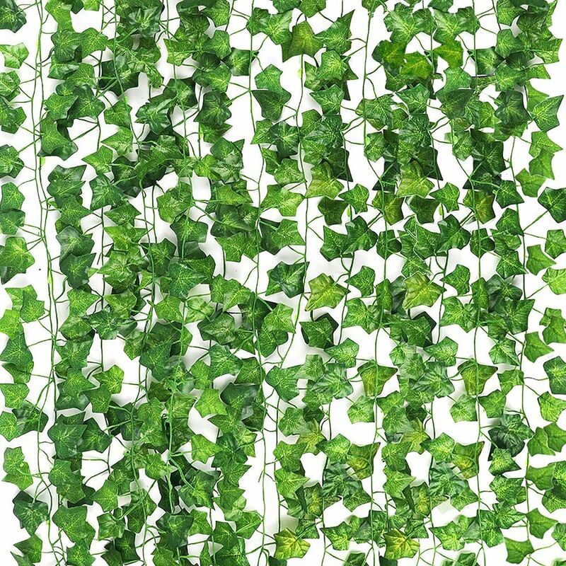 Elegant Artificial Vines And Ivy Leaves For Garden, Outdoor Weddings, And  Parties - Realistic Greenery Plant For Wall Decoration - Temu