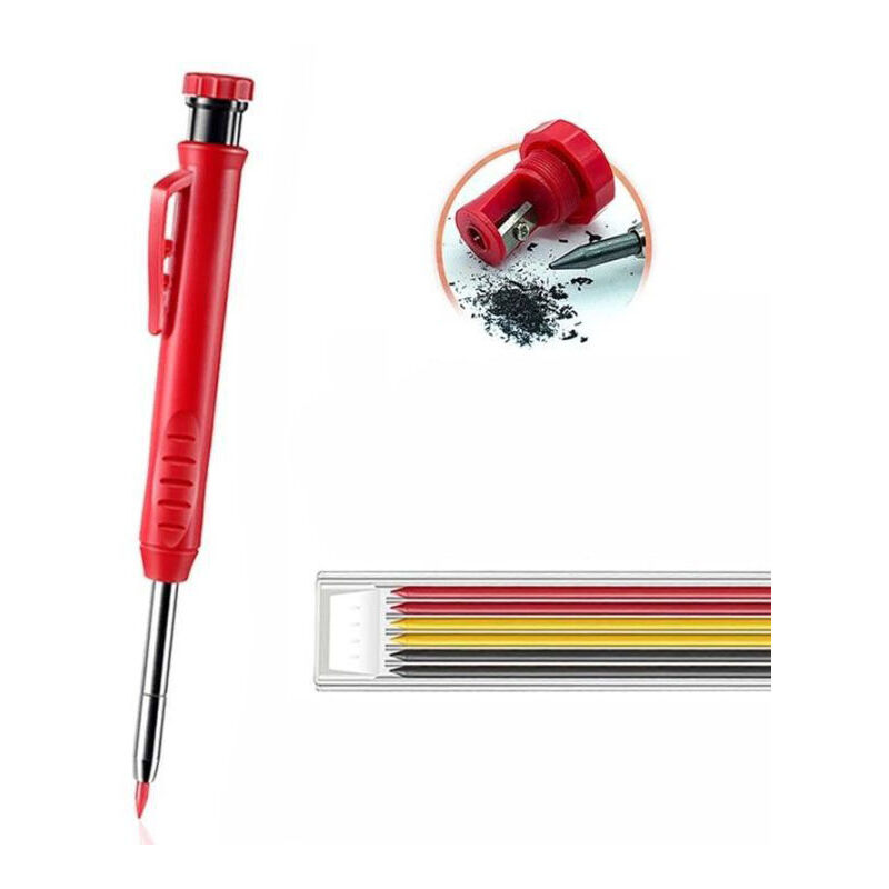 Soudeurs Crayon, marqueur métallique mécanique stylo argent avec affûteur  intégré pour la soudure, , boiseries
