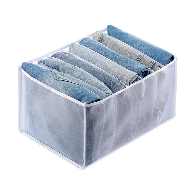 Acheter Boîte de rangement Non tissée, 1 pièce, organisateur de placard,  compartiment pliable pour jeans, séparateur de tiroir