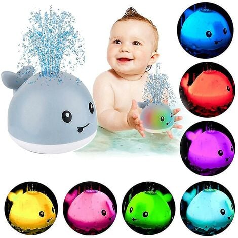 Jouets de bain pour bébé Harry, baleine, jouets de bain lumineux
