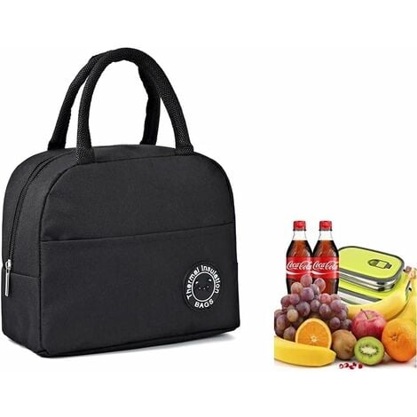 Sac lunch box isotherme noir