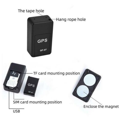 Mini traqueur GPS de voiture, téléphone portable, positionnement