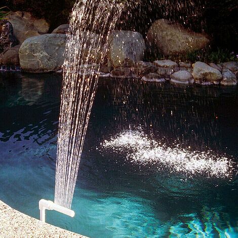 Fontaine d'eau au-dessus du sol pour piscine, arroseur décor