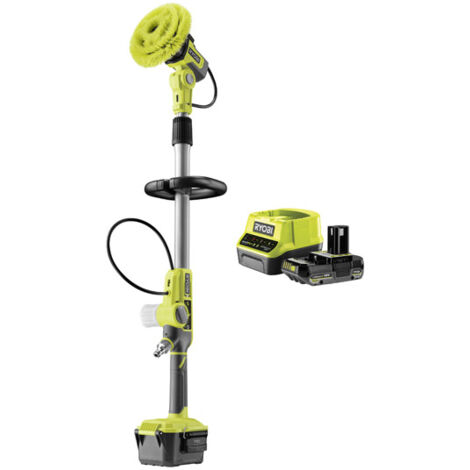 Ryobi ONE+ Water Fed Telescopic Scrubber Kit (1x 2.0Ah) 18V RWTS18-1C20GL