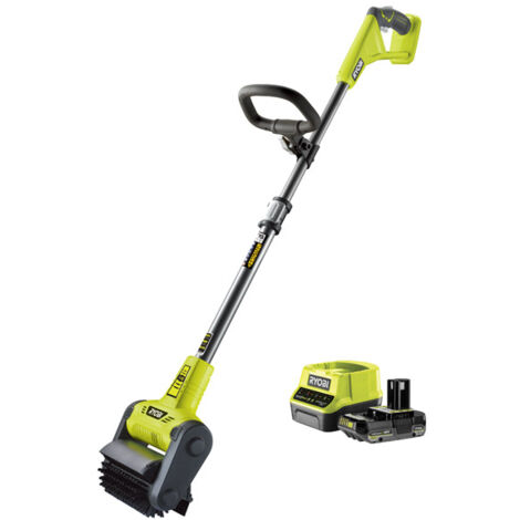 Ryobi ONE+ Patio Cleaner with Scrubbing Brush 18V RY18PCB-120 2.0Ah Kit