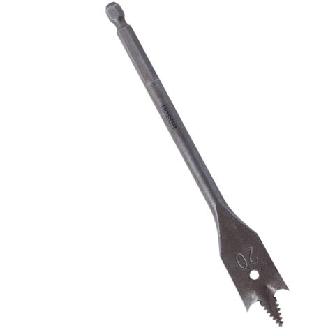 Bosch 2608587577 20 x 152mm Selfcut Flat Wood Drill Bit Hexagon Shank