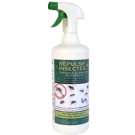 Repelente de insectos con aceites esenciales