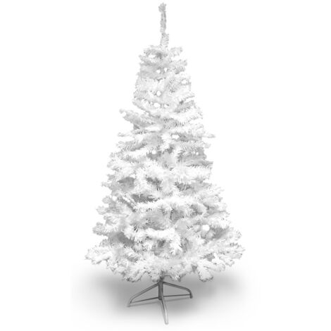 LA BOUTIQUE DE Noël - Árbol de Navidad artificial tradicional y de calidad - Árbol para decoración navideña con soporte Blanco 150 cm