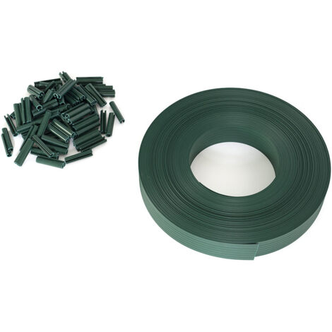TERRE JARDIN - Kit de ocultación de PVC para valla con lamas - 60 M Verde (1/5)